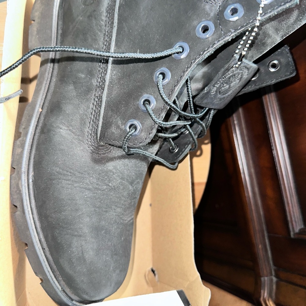 Timberland Men's Black Leather Boots